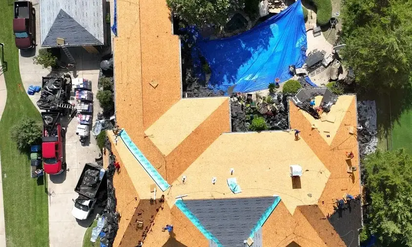 Professional Roof Repair being performed in Paramount